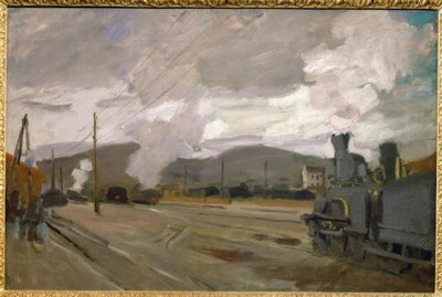 Der Bahnhof von Argenteuil von Claude Monet