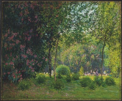 Der Parc Monceau von Claude Monet