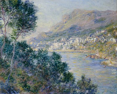 Monte Carlo, Blick auf Cap Martin, 1884 von Claude Monet