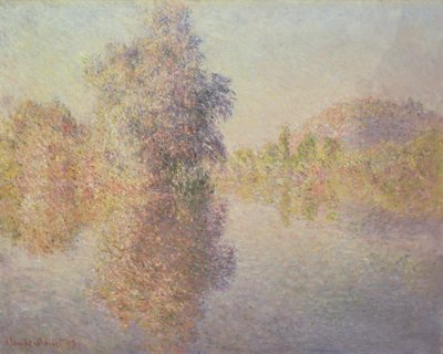 Morgen an der Seine in Giverny von Claude Monet