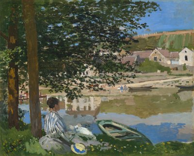 Am Ufer der Seine, Bennecourt von Claude Monet