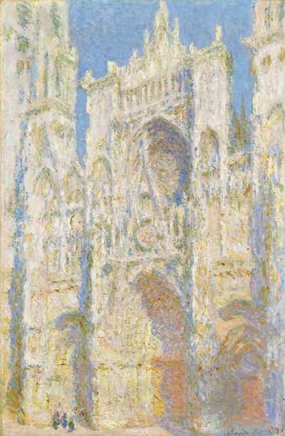 Kathedrale von Rouen, Westfassade, Sonnenlicht von Claude Monet