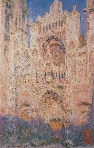 Kathedrale von Rouen bei Sonnenuntergang, 1892-1894 von Claude Monet