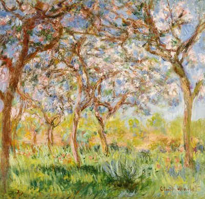 Frühling in Giverny von Claude Monet