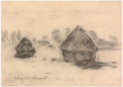 Getreidehaufen von Claude Monet