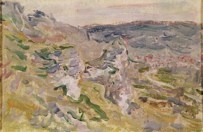 Die Chantemerle-Hügel nahe Vétheuil, 1881 von Claude Monet