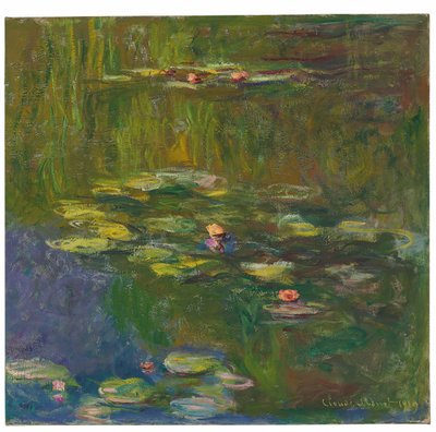 Der Seerosenteich, 1919 von Claude Monet