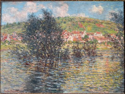 Vétheuil, gesehen von Lavacourt von Claude Monet