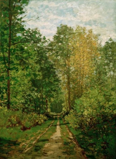 Waldweg von Claude Monet