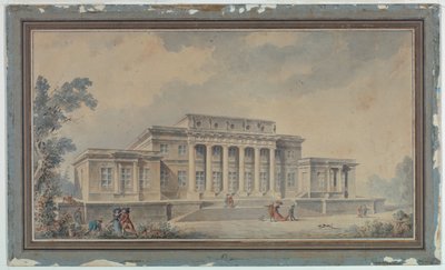 Projekt für eine Landvilla von Claude Nicolas Ledoux