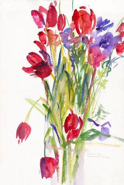 Tulpen, 1999 von Claudia Hutchins Puechavy