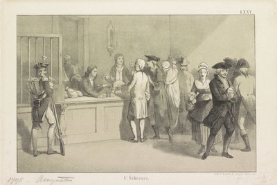 Zahlung von Assignaten, 1795 von Clemens Prosper Schreurs