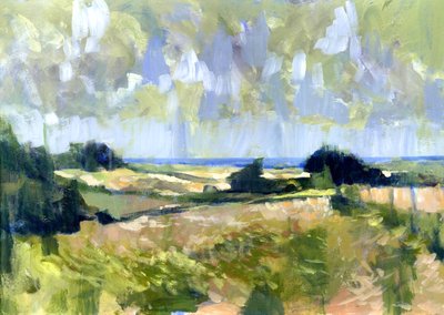 Sutton Downs Ansicht, 2007 von Clive Metcalfe