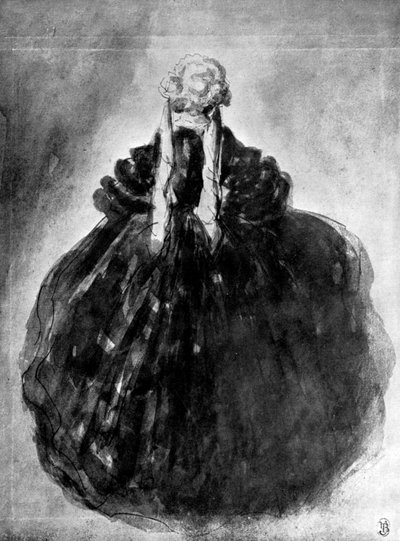 Studie einer Dame, 19. Jahrhundert, 1930 von Constantin Guys