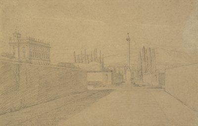 In den Gärten der Villa Albani von Constantin Hansen
