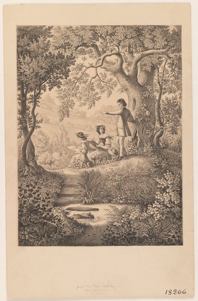 Eine Zeichenstunde, 1865 von Constantine Hertzberg