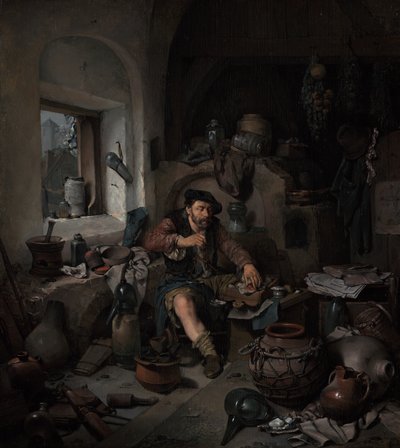 Der Alchemist von Cornelis Bega