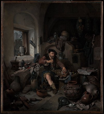 Der Alchemist von Cornelis Pietersz Bega