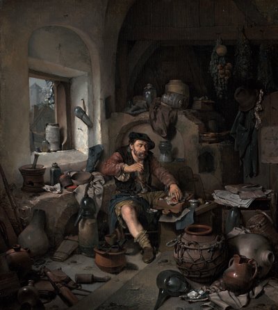 Der Alchemist von Cornelis Pietersz Bega