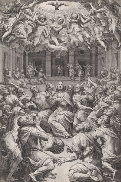 Pfingsten von Cornelis Cort