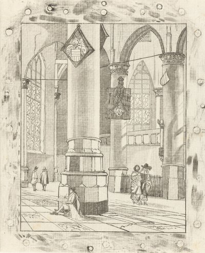 Kircheninterieur von Cornelis Ploos van Amstel