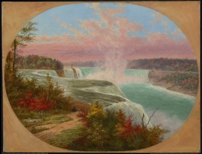 Der Künstler bei den Niagarafällen von Cornelius Krieghoff