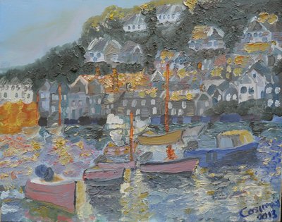 Hafen von Mousehole, Cornwall von Cosima Duggal
