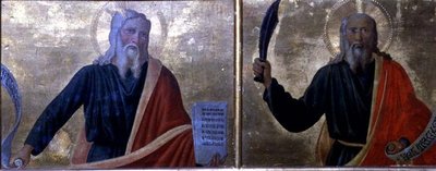Moses und Abraham von Cosimo Rosselli
