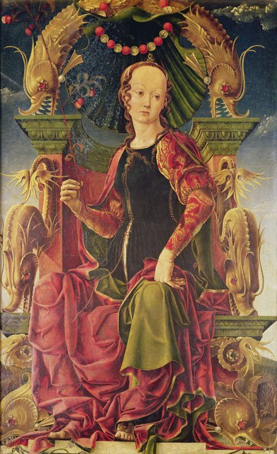 Eine Muse, ca. 1455-60 von Cosimo Tura