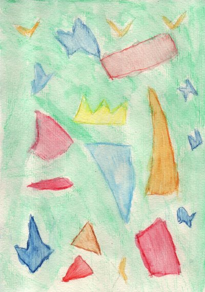 Bunte Formen von Crazy Artist