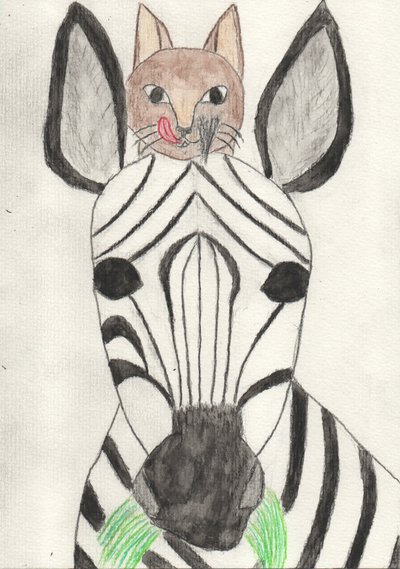 Mein Freund das Zebra von Crazy Artist