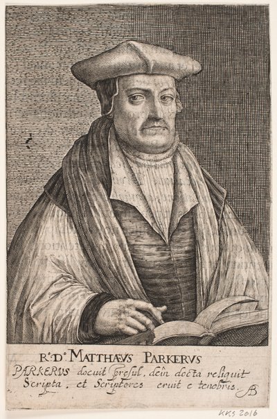 Mathew Parker, Erzbischof von Canterbury von Crispijn van de Passe