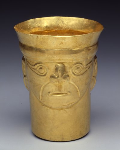 Doppelseitiger Becher, 900-1100 von Culture Sicán