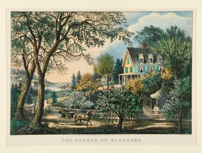 Die Jahreszeit der Blüten von Currier and Ives