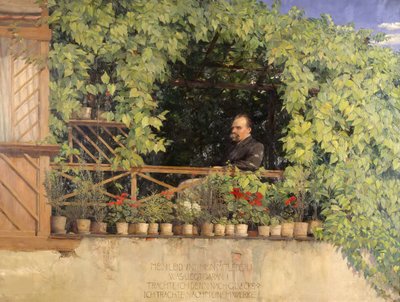 Porträt von Friedrich Nietzsche 1844-1900, 1894 von Curt Stoeving