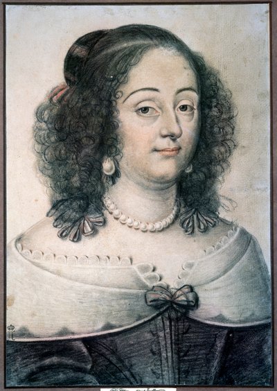 Porträt einer Frau, 1640 von Daniel Dumonstier