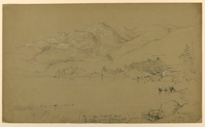 Landschaftsskizze, Mount Desert, Maine von Daniel Huntington