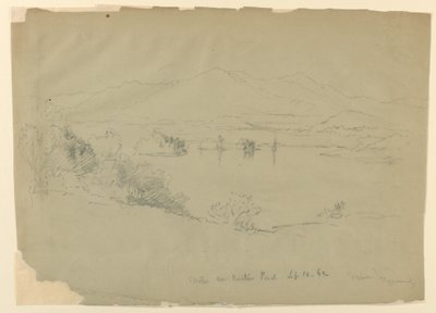 Landschaftsskizze, Walker Pond, New Hampshire von Daniel Huntington