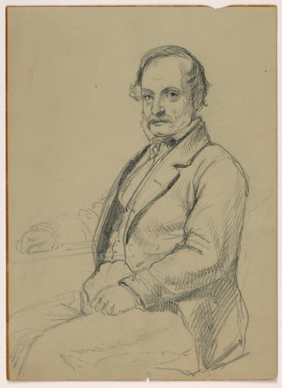 Sitzender Mann von Daniel Huntington