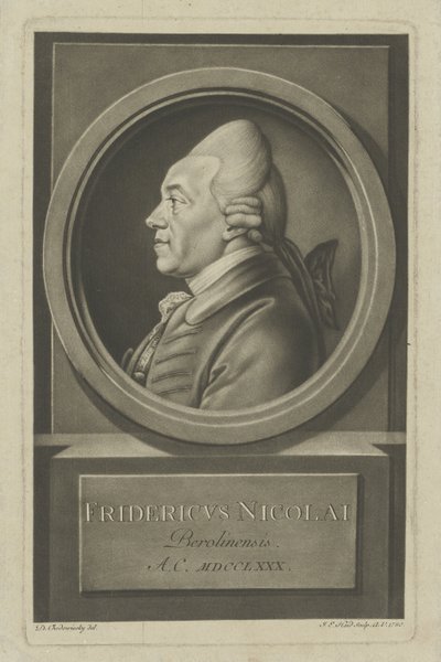 Christoph Friedrich Nicolai 1733-1811, 1780 von Daniel Nikolaus Chodowiecki