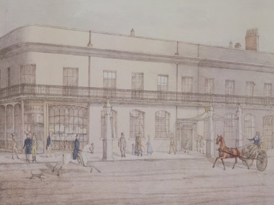 Assembly Rooms & Williams Library, Cheltenham, 1821 von Daniel Thomas Egerton