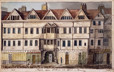 Staple Inn, London, 1810 von Daniel Thorn