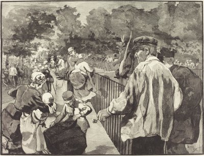 Im Jardin des Plantes (1889) von Daniel Urrabieta Vierge