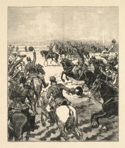 Napoleonische Schlachtszene von Daniel Urrabieta Vierge
