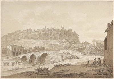 Ansicht von Civita Castellana von Daniël Dupré