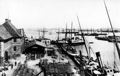 Hafen von Kopenhagen, ca. 1880 von Danish Photographer