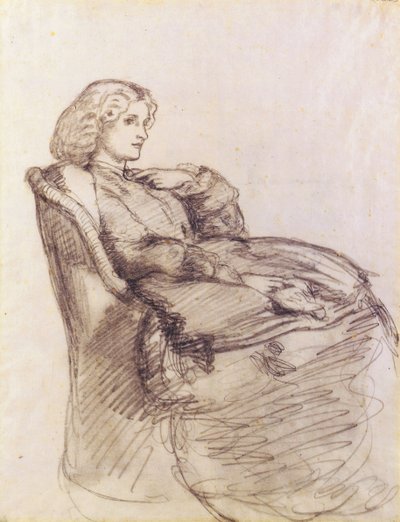 Porträt von Annie Miller von Dante Gabriel Charles Rossetti