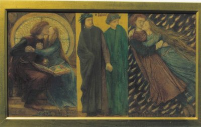 Paolo und Francesca da Rimini von Dante Gabriel Charles Rossetti
