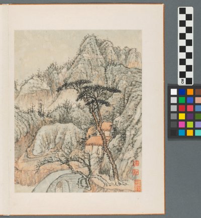 Erinnerungen an den Qinhuai-Fluss, Qing-Dynastie von Daoji Shitao