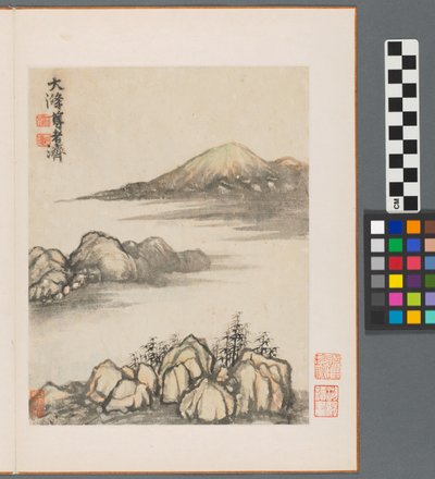 Erinnerungen an den Qinhuai-Fluss, Qing-Dynastie von Daoji Shitao
